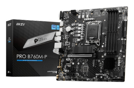Mb MSI Pro B760M-P Socket Lga 1700/192Gb DDR5/6800Mhz/HDMI/M.2/PCIE 4.0/USB-C/ATX