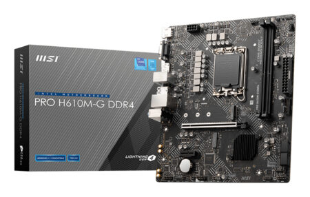 Mb MSI Pro H610M-G DDR4 Socket Lga 1700/2Xddr4 3200Mhz/HDMI//Micro ATX