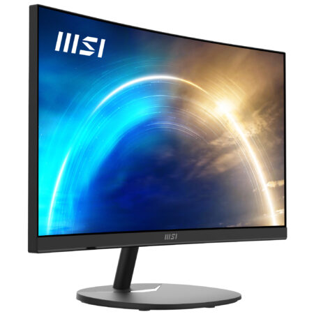 Monitor 23.6″ MSI Pro Mp2412C LED/Curvo/Panel VA/Full HD/100Hz/HDMI/Displayport/Color Negro