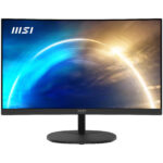 Monitor 23.6" MSI Pro Mp2412C LED/Curvo/Panel VA/Full HD/100Hz/HDMI/Displayport/Color Negro