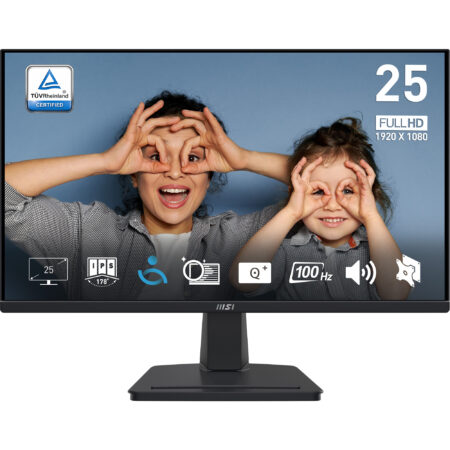 MONITOR 24.5″ MSI PRO MP251 LED/IPS/VGA/HDMI/CON BOCINAS 2W/COLOR NEGRO