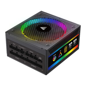 FUENTE DE PODER 1650W GAME FACTOR PSG1050, 80 PLUS GOLD, FULL MODULAR,RGB,20+4 PIN ATX, 120MM