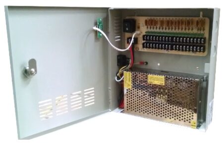 Fuente De Poder Saxxon 12Vcd/20A/Distribuidor Para 18Camaras, Psu1220D18