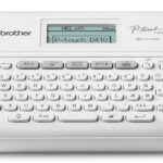 ROTULADOR DE ETIQUETAS INALAMBRICO BROTHER PTD410 USB/INCLUYE ADAPTADOR DE CORRIENTE