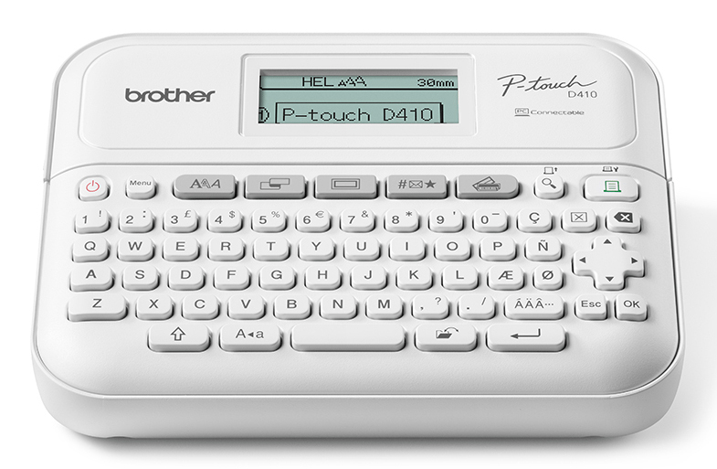 Rotulador De Etiquetas Inalambrico Brother Ptd410 Usb/incluye Adaptador De Corriente