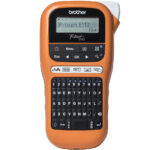 Rotulador Brother Pte110 P-Touch Edge/180Dpi/Teclado Qwerty/2 Lineas De Impresion/Cintas De 6Mm/12 Mm/Color Naranja