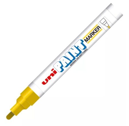 Marcador Uni Paint Px20Am – Amarillo, Venta Individual.