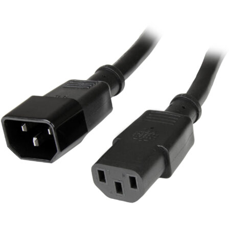 Cable Extension Alimentacion 91Cm C14 A C13 14Awg Corriente Pc