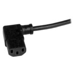 Cable 0.9M De Computadora Nema 5-15P A C13 Acodado A La Derecha