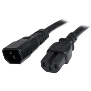 CABLE 91CM ADAPTADOR 14 AWG C14 A C15 JUMPER BRIDGE SERVIDOR.