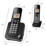 TELEFONO ALAMBRICO E INALAMBRICO/PANTALLA LCD/BLUETOOTH/INTERCOMUNICADOR/COLOR NEGRO/KX-TGF882
