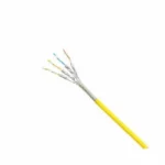 Bobina De Cable Blindado Cat6A Panduit Isx6X04Ayl-LED/24/7Awg/Amarillo/Flexible/500M