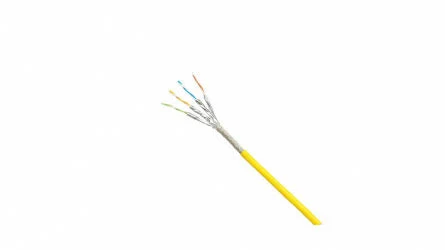 Bobina De Cable Blindado Cat6A Panduit Isx6X04Ayl-LED/24/7Awg/Amarillo/Flexible/500M