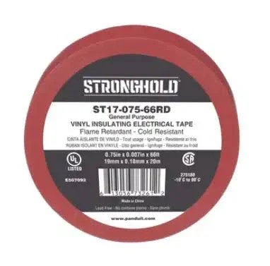 Cinta Electrica Stronghold Para Aislar Panduit St17-075-66Br Grosor 0.18Mm/Ancho 19Mm/Largo 20.12M/Color Cafe