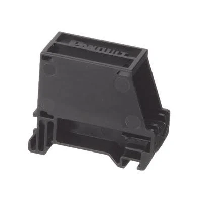 Adaptador De 1 Puerto Panduit Cadin1Bl Para Conectores Tipo Mini-Com/Montaje En Riel Din Estandar De 35Mm/Color Negro