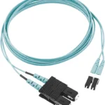 Jumper De Fibra Optica Multimodo Om3 50/125 Lc-Lc Ofnr (Riser) Linkedpro Color Aqua/2.0 Mm/Duplex/1 Metro/Lp-Fom3-Lclc-R01