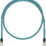 Cable Patch Cord Cat6A Blindado Sf/Utp, Calibre 26 Awg Panduit 5M, Grado Industrial 600V, Color Aqua, Istph6X5Mtl