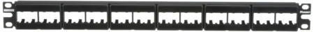 Patch Panel Modular Mini-Com (Sin Conectores) Panduit Cp24Bly Plano/Totalmente Blindado/De 24 Puertos/1Ur