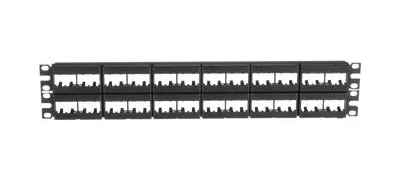 Patch Panel Modular Mini-Com (Sin Conectores), Panduit Cpp48Wbly, Plano, Sin Blindaje, De 48 Puertos, 2 Ur