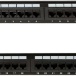 Patch Panel Modular De 24 Puertos Nexxt Aw192Nxt40 Para Montaje En Rack/Rj-45/1U/Sin Blindaje