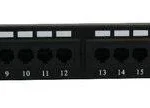 Patch Panel Modular De 24 Puertos Nexxt Aw192Nxt40 Para Montaje En Rack/Rj-45/1U/Sin Blindaje