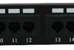 Patch Panel Modular De 24 Puertos Nexxt Aw192Nxt40 Para Montaje En Rack/Rj-45/1U/Sin Blindaje