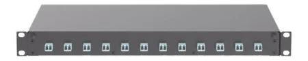 Panel De Distribuidor De Fibra Optica Panduit Con 12 Conectores Lc Duplex (24 Fibras)/Para Fibra Multimodo Om3/Om4/1 Ur/Fd1W12Aqdlcz