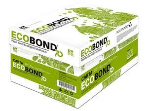 Caja C/5000 Hojas De Papel Ecobond 70 Carta 95% Blancura 70 Gr