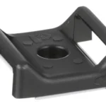 Paquete C/100 Piezas Sujetador Para Cable Panduit Abmt-A-C20 Con Adhesivo/28.5 X 28.5 Mm (1.12 In X 1.12 In)/Color Negro