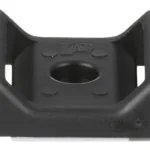 Paquete C/100 Piezas Sujetador Para Cable Panduit Abmt-A-C20 Con Adhesivo/28.5 X 28.5 Mm (1.12 In X 1.12 In)/Color Negro