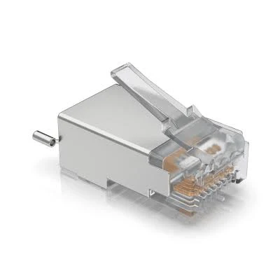 Kit De 100 Conectores RJ45 Ubiquiti Blindados Diseñados Para Cables Ethernet Uisp (Uisp Cable Pro Y Cable Carrier) Uisp-Connector-Shd