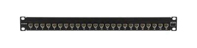 Patch Panel Ultramax Utp Siemon Up6A-F1-24L-Rs Precargado Con Jacks Cat6A/24 Puertos/Plano/1U
