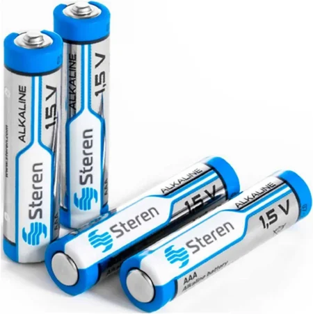 Bateria Alcalina Steren Bat-Aaa4 No Recargables Aaa, 1.5V, 4 Piezas