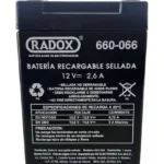 PILA DE 12V 2.6A PARA BOCINA O BAFLE AMPLIFICADO 660-066