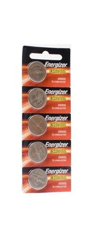 BATERIA TIPO BOTON ENERGIZER PAQUETE C/5 PIEZAS CR2032
