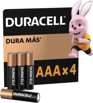 BATERIA DURACELL 41333404486/ALCALINA/AAA 4+1 PILAS