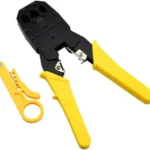Pinza Ponchadora De Cable Gigatech Her-200/Con Pelacable Para RJ45/RJ11/Rj12
