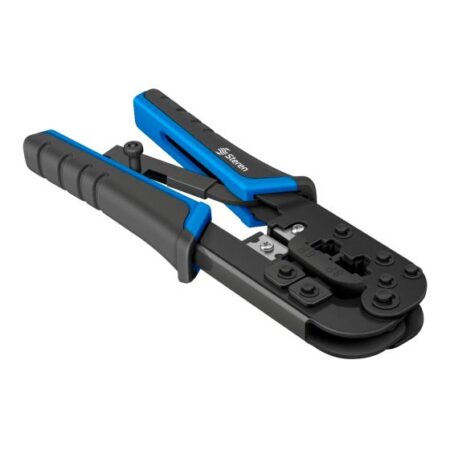 Pinza Ponchadora Para RJ11/Rj12/RJ45 Steren Her-668