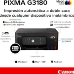 MFP Tinta Continua Pixma G3180 Duplex Auto 11 Ppm X Min B/