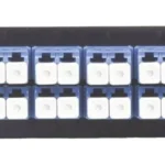 Placa Acopladora Para Distribuidor De Fibra Optica Linkedpro Incluye 12 Acopladores Lc Duplex Para Fibra Monomodo/Lp-Fo-Lc-D12-Sm