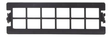 Placa Acopladora Vacia Para Distribuidor De Fibra Optica Linkedpro Lp-Fo-D12 12 Acopladores/Sc Simplex/12 Acopladores/Lc Duplex/Color Negro