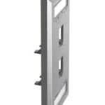 Placa De Pared Vertical, Panduit, De Acero Inoxidable, Salida Para 2 Puertos Mini-Com, Con Espacios Para Etiquetas, Cfpl2Sy