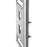 Placa De Pared Vertical, Panduit, De Acero Inoxidable, Salida Para 2 Puertos Mini-Com, Con Espacios Para Etiquetas, Cfpl2Sy