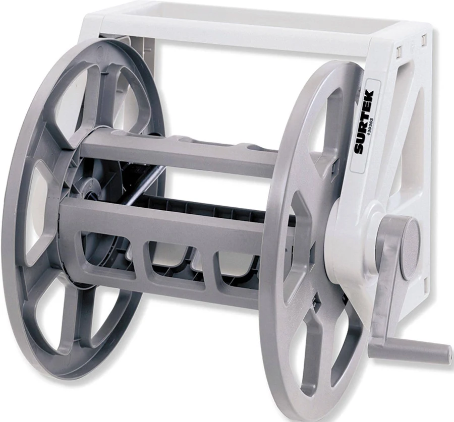 Porta Manguera De Pared Surtek 130362 Capacidad De 75m/polipropileno