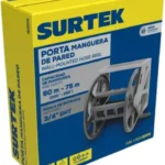 Porta Manguera De Pared Surtek 130362 Capacidad De 75M/Polipropileno