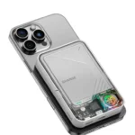 Power Bank Shargeek Icemag 2 Sha-11504001 10,000Mah/Carga Inalambrica 15W/Carga Por Cable 30W/USB-C/Diseño Transparente