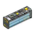 Power Bank Shargeek 100 Storm 2 Sha-11504003 25,600Mah/USB-C/USB-A/DC/100W/Pantalla Tft/Diseño Transparente