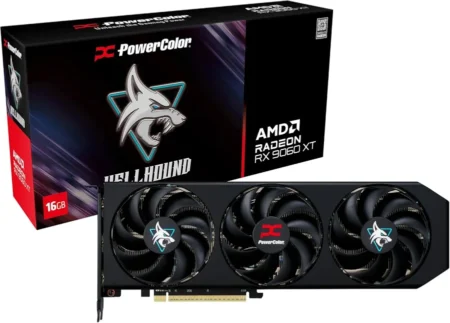 T/VIDEO POWERCOLOR RX9060XT 16G-A RADEON/16GB GDDR6/PCI-E 5.0/2XDP/COLOR NEGRO