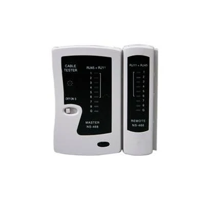 Probador De Cables Enson Ens-Teln1, P/Rj-11/Rj-45, Color Negro/Blanco