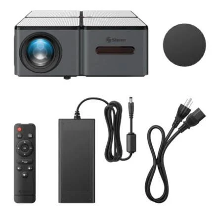 VIDEOPROYECTOR PORTATIL STEREN 450 LUMENES ANSI/1920X1080/BOCINA/BLUETOOTH/FHD/HDMI/USB 2.0/GRIS, PRO-500